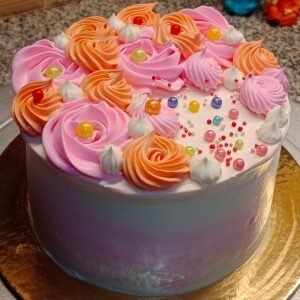 Vanilla with chocolate chunks Cake